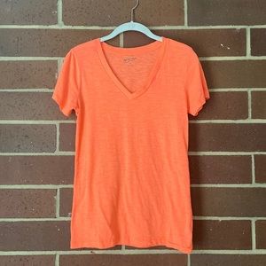 Neon Orange Vneck